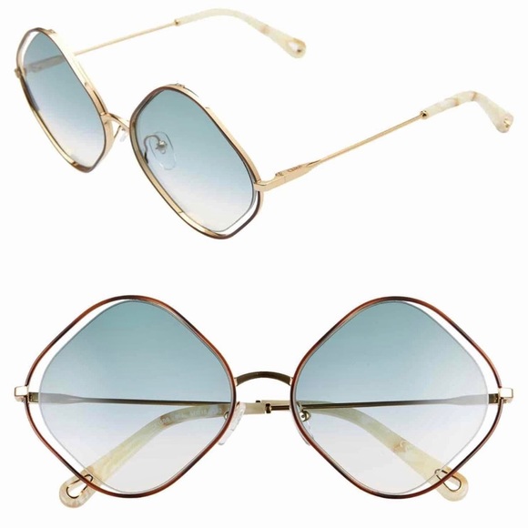 Chloe Poppy 57mm sunglasses - Picture 1 of 6